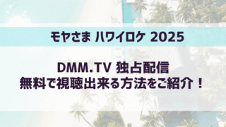 モヤさまハワイ2025視聴方法
